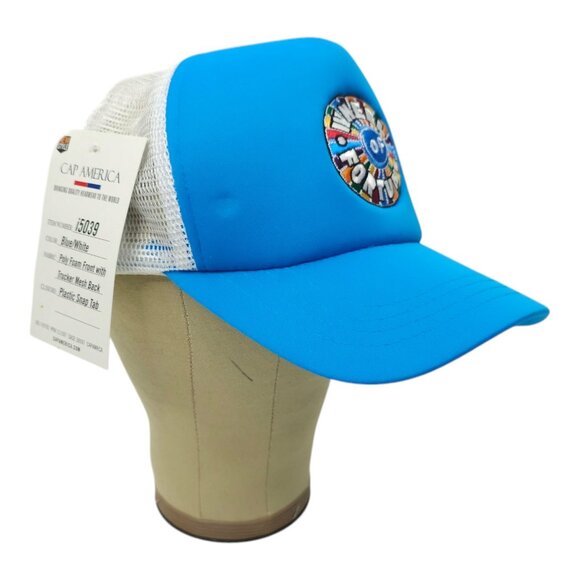 Wheel Of Fortune Mesh Snapback Cap Trucker Foam Baseball Hat Embroidered Logo - Picture 3 of 13